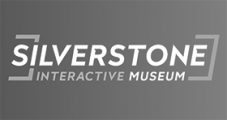 SILVERSTONE INTERACTIVE MUSEUM_PRIMARY LOGO_ON BLUE